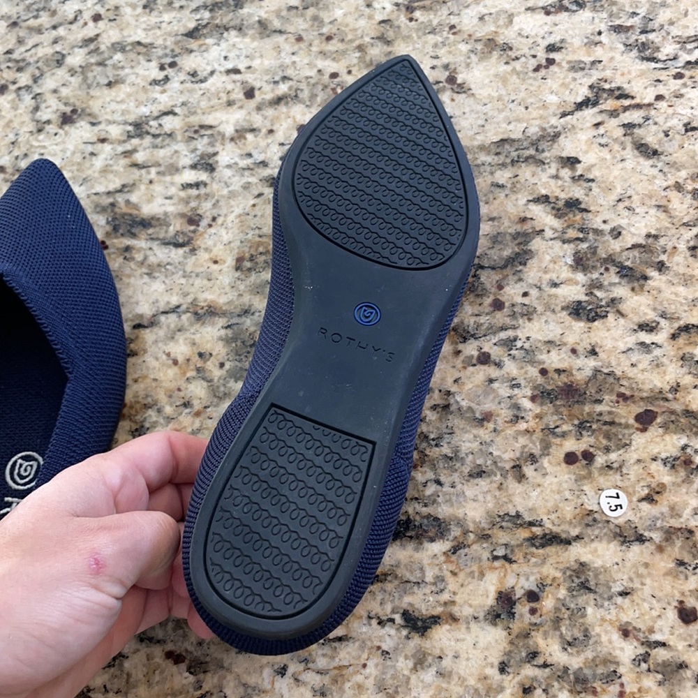 Navy Blue The Point Rothy’s - never been worn - Picture 3 of 3